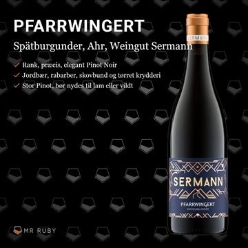 2022 Pfarrwingert Spätburgunder, Weingut Sermann, Ahr, Tyskland